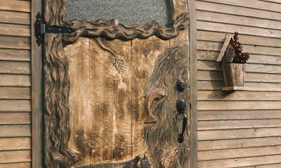 Tinny House de Madera, en Estilo Rustico