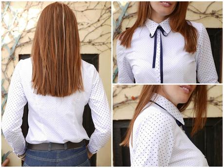 Blusa con lazo