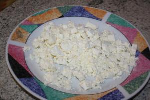 Queso fresco, brânza de Rumanía