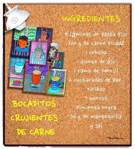 Bocaditos crujientes de carne Portada