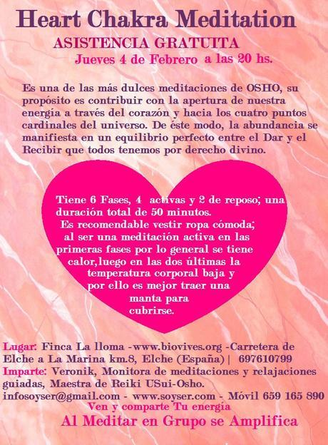 Heart Chakra Meditation en Biovives -Elche