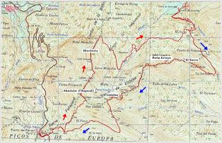 Puerto Tarna-Abedular-Montoviu-Ventaniella-Los Llobiles