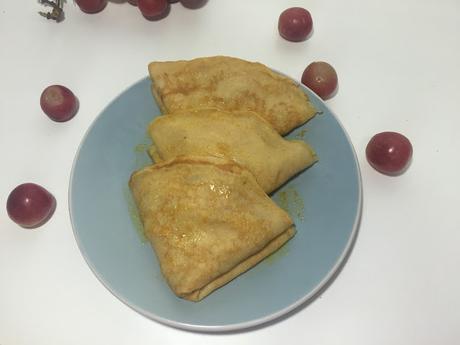 Crepes con uva