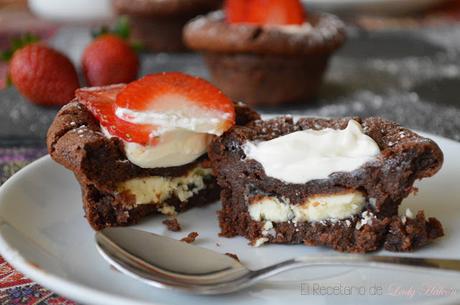 Bomba de chocolate con núcleo blanco - Reto #elasaltablogs