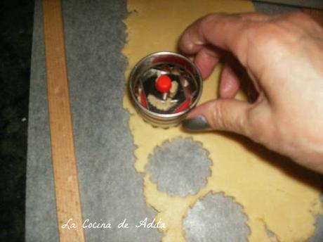 Galletas  de caritas, con chocolate