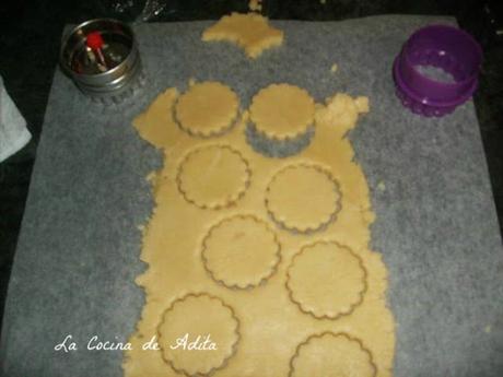 Galletas  de caritas, con chocolate