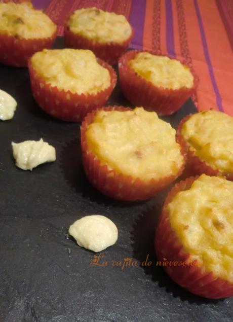 Tortilla de patatas en cup cakes