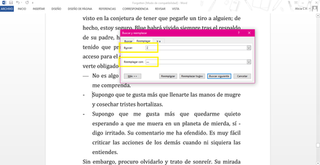 Cómo poner guiones de diálogo en Word de forma automática