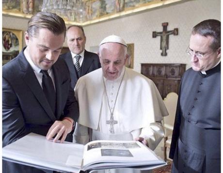 La visita de Leonardo DiCaprio a Papa Francisco