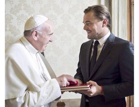 La visita de Leonardo DiCaprio a Papa Francisco