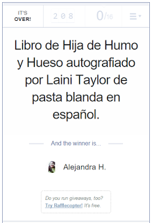 Ganador libro de humo y hueso autografiado