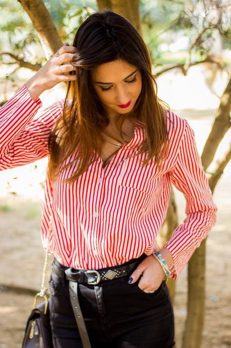 Red Stripes stripes shirt