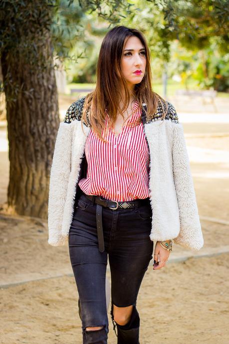 Red Stripes camisa de rayas