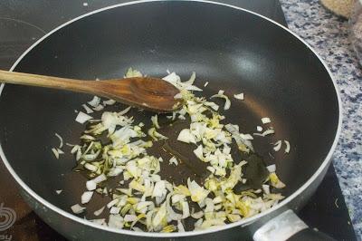 Pasta con coles al garam masala