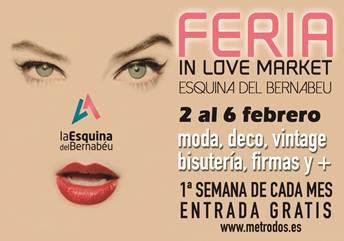 Cartel Feria In Love Market Madrid