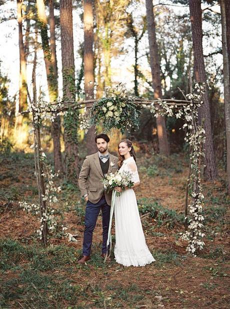 ►Altar de Ramas y Flores para una Boda en el Bosque◄ ►Altar de Ramas y Flores para una Boda en el Bosque◄