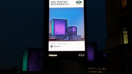 Land Rover lanza una campaña de exterior con filtros en vivo al estilo Instagram