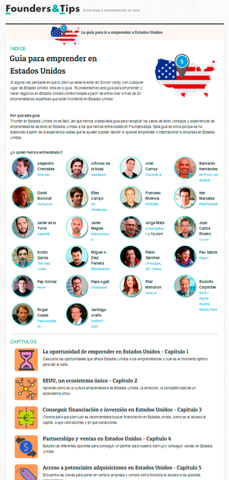 La guía para emprender en Estados Unidos, de Founders&Tips