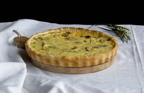 QUICHE DE CEBOLLA - TARTA SALADA DE CEBOLLA