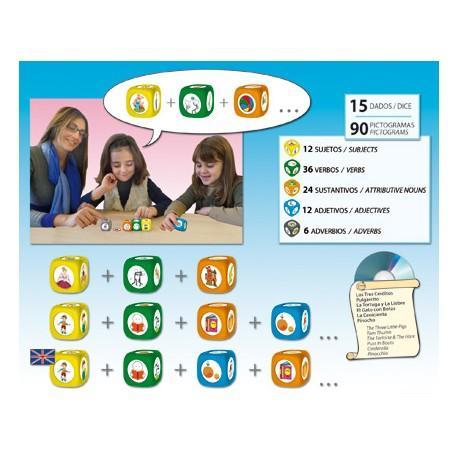 memo de pictogramas y dados