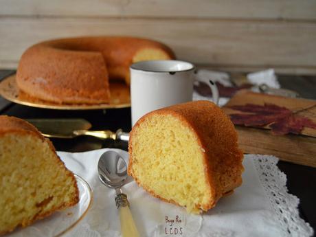 Rosca Bizcocho de yogur al aroma de cítricos