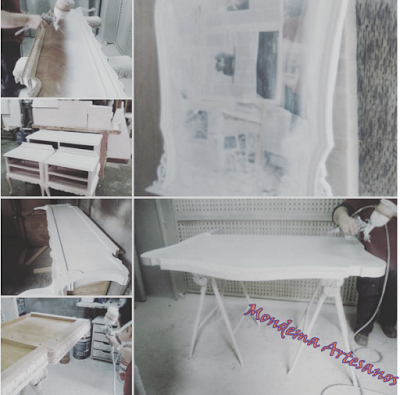 Proceso y resultado final de dormitorio clásico lacado en blanco