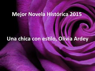 Premio Púrpura Romántica Mejor Novela Histórica 2015
