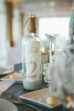 Botellas para los meseros de tu boda