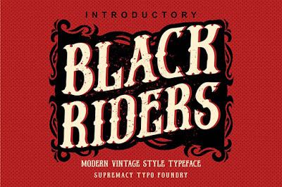 Tipografía: Black Riders
