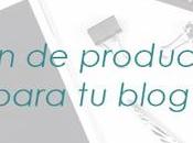 Mini plan productividad para blog
