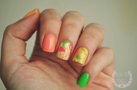 ♔ Manimonday - Estallo el verano  / Nail Art ❀