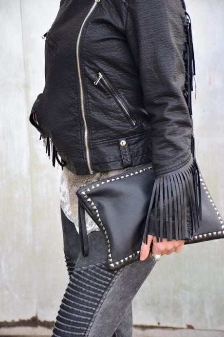 Biker jacket and biker leggins