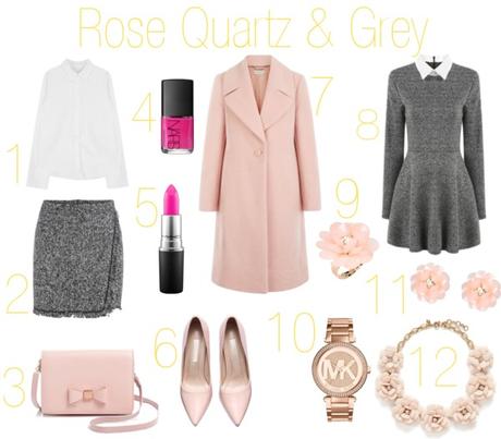 Rose Quartz & Grey