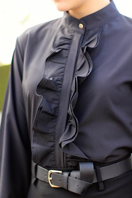 Ruffle Chest Shirt Ruffle Chest Shirt