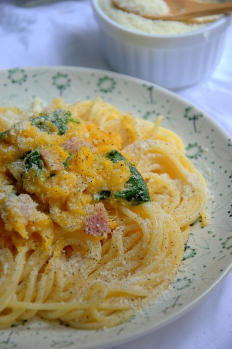 Espagueti con calabaza asada lacucharazul_espagueti_calabaza_asada