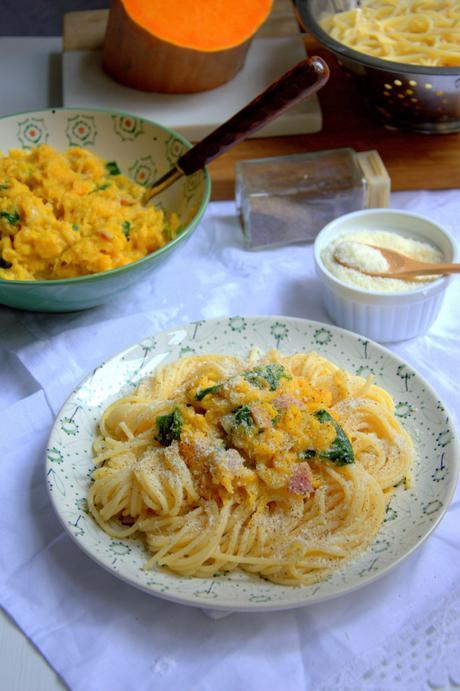 Espagueti con calabaza asada lacucharazul_espagueti_calabaza_asada_1