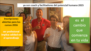 Ya están abiertos los cupos 2016 para ser facilitador del potencial humano