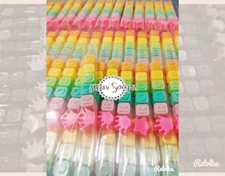 jabones con nombre para bautizo