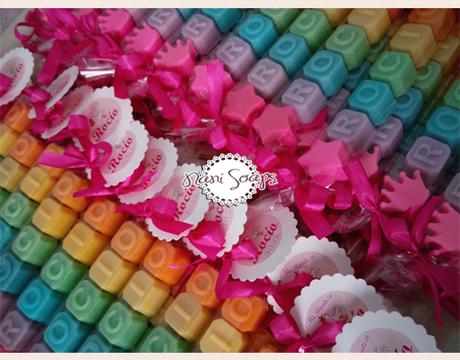 Jabones con Nombres para BAUTIZO