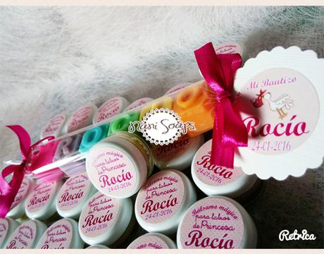 Jabones con Nombres para BAUTIZO