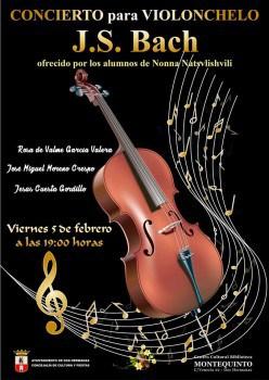 Concierto para violonchelo J. S. BACH ofrecido por los Alumnos de Nonna Natsvlishvili