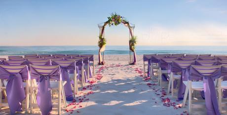 DECORACIÓN DE UNA BODA EN LA PLAYA