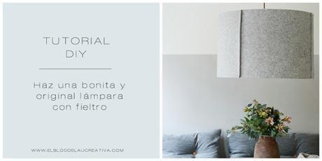 DIY | Haz una bonita y original lámpara con fieltro diy-tutorial-original-lampara-fieltro-ikea-hack