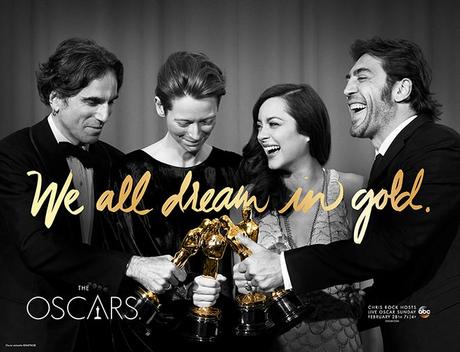 We all dream in gold - La publicidad de los Oscars 2016
