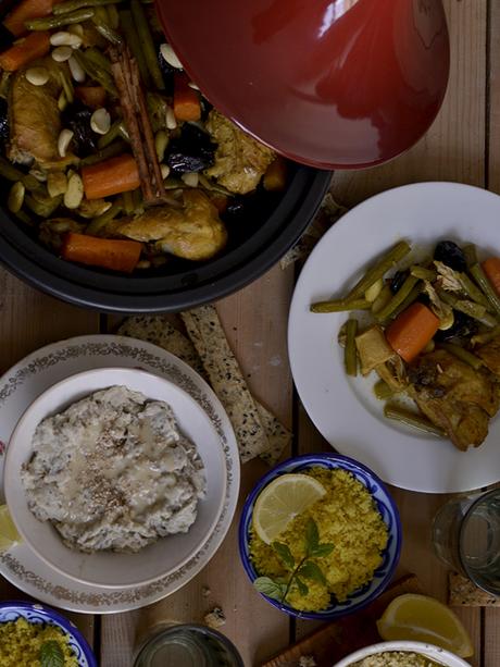 TAJINE DE POLLO Y VERDURAS