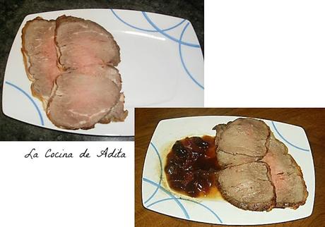 Lomo de buey asado  o rosbif