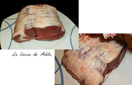 Lomo de buey asado  o rosbif