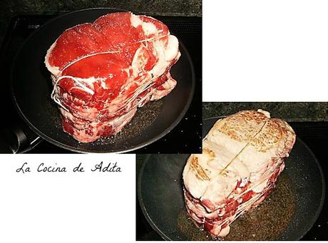 Lomo de buey asado  o rosbif