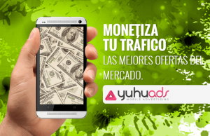 Yuhu Ads ganar dinero tráfico movil