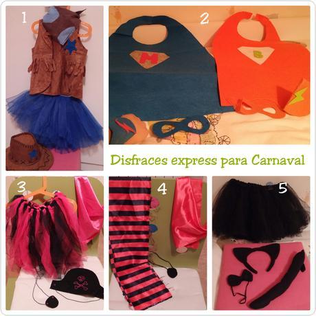 Ideas para hacer disfraces express para Carnaval